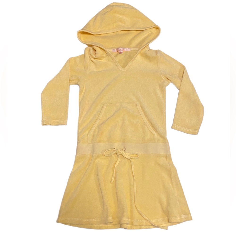 Juicy Couture Terry Hooded Jumper/Coverup Size 8 - Picture 1 of 4